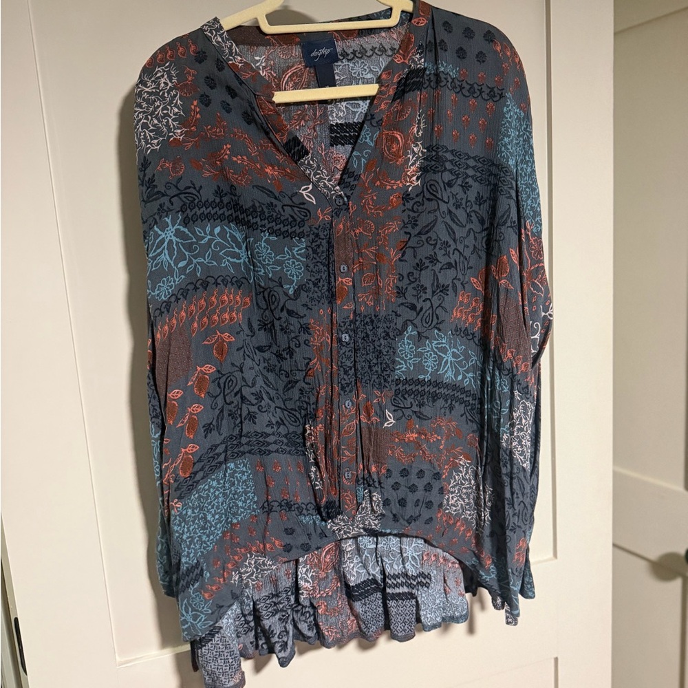 Daytrip Multicolor Patterned Blouse - image 4